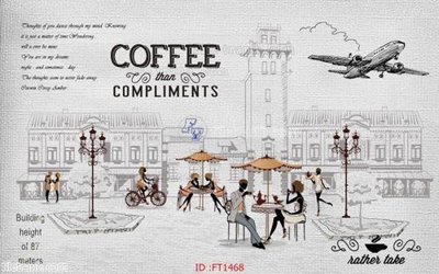 File gốc File psd tường quán cà phê FT1468 (PNG) trong suốt (transparent)