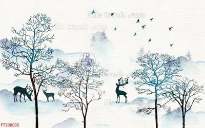 File tranh File in tranh tường 3D FT200035 (gốc) chủ đề tĩnh vật