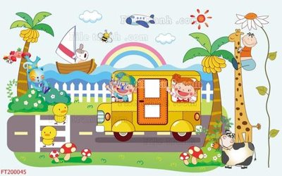 Download file gốc File in tranh tường 3D FT200045 (in mica) trang trí