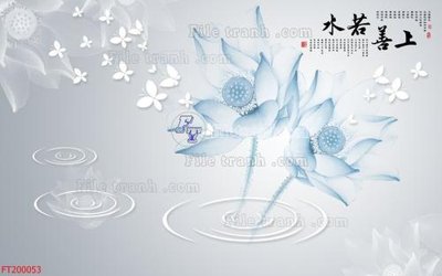 File gốc File in tranh tường 3D FT200053 (in ấn) không giới hạn