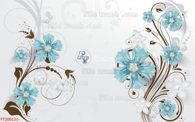File tranh File in tranh tường 3D FT200131 (ảnh gốc) cho in ấn kỹ thuật số