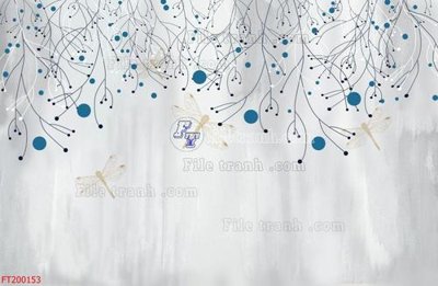 File gốc File in tranh tường 3D FT200153 (in tráng gương) nghệ thuật