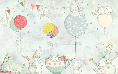 Download file gốc File in tranh tường 3D FT200222 (in mica) trang trí