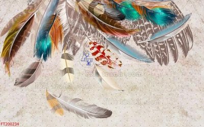 File tranh File in tranh tường 3D FT200234 (bản gốc) in lụa 5D