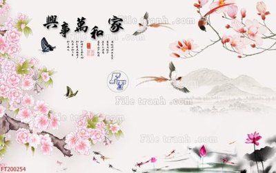File tranh in trần File in tranh tường 3D FT200254 (ảnh gốc siêu nét)