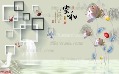 File gốc File in tranh tường 3D FT200264 (in mica) làm bảng hiệu