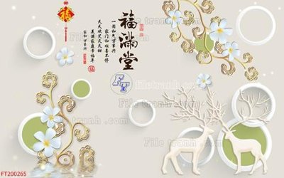 File tranh in trần File in tranh tường 3D FT200265 (ảnh gốc siêu nét)