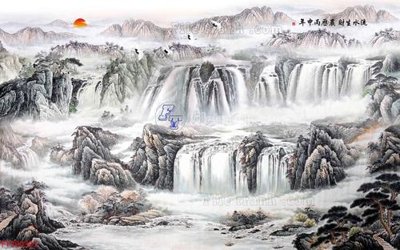 File gốc File in tranh tường 3D FT200303 (in 3D) cho trang trí