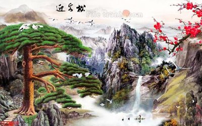 File ảnh File in tranh tường 3D FT200309 (gốc) in Hiflex