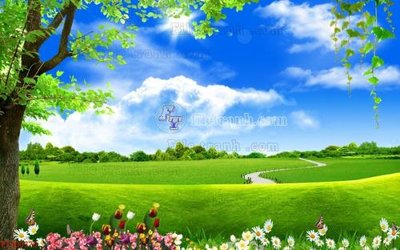 File PSD File in tranh tường 3D FT200370 (gốc) cho in quảng cáo