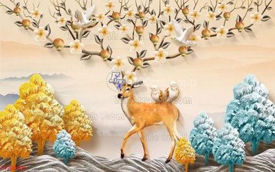 Tải file File in tranh tường 3D FT200400 (gốc) in ấn chất lượng