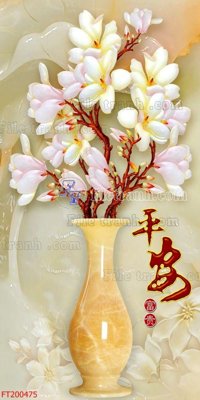 File in lụa File in tranh tường 3D FT200475 (hoa văn) File in tranh tường 3D FT200475