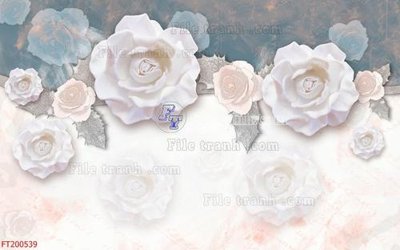 File ảnh File in tranh tường 3D FT200539 (gốc) trang trí khách sạn