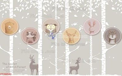 File tranh File in tranh tường 3D FT200549 (ảnh gốc) in trần nhà