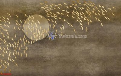 File gốc File in tranh tường 3D FT200569 (cho in UV) siêu nét