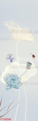 File PSD File in tranh tường 3D FT200588 (gốc) cho designer