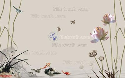 Download file gốc File in tranh tường 3D FT200597 (in lụa) cao cấp