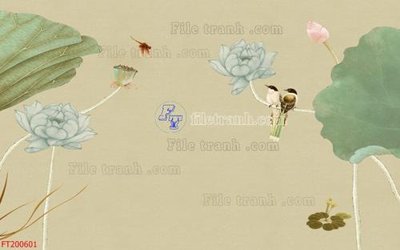 File tranh gốc File in tranh tường 3D FT200601 (bản quyền) file PSD