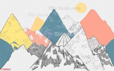 File tranh File in tranh tường 3D FT200602 (bản gốc) treo quán cafe