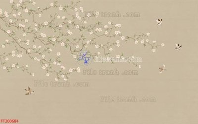 File in trần File in tranh tường 3D FT200684 (file gốc) xuyên sáng