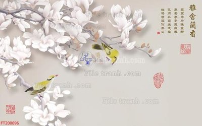 File ảnh gốc File in tranh tường 3D FT200696 (chuyên in mica)