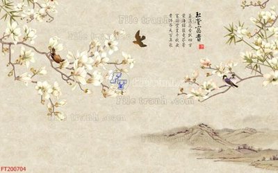 File gốc File in tranh tường 3D FT200704 (phong cách) châu Âu