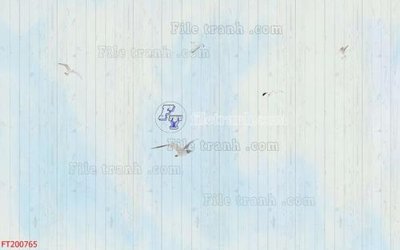 File in trần File in tranh tường 3D FT200765 (bản gốc) đại dương