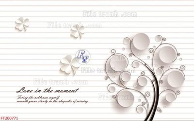 File ảnh File in tranh tường 3D FT200771 (gốc) in decal dán tường