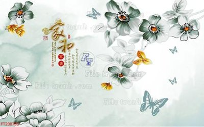 File tranh File in tranh tường 3D FT200786 (ảnh gốc) không bị mờ