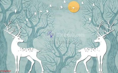 File gốc File in tranh tường 3D FT200797 (in tráng gương) hiện đại