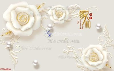 File tranh File in tranh tường 3D FT200810 (bản gốc) treo tường