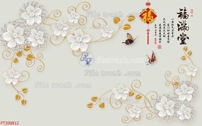 File gốc File in tranh tường 3D FT200812 (in mica) làm quà tặng