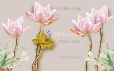 File gốc File in tranh tường 3D FT200833 (vector) cho in ấn