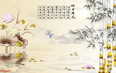 File tranh File in tranh tường 3D FT200857 (ảnh gốc) cho in ấn kỹ thuật số