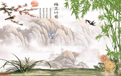 File PSD File in tranh tường 3D FT200872 (bản gốc) chất lượng nhất