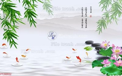 File tranh File in tranh tường 3D FT200932 (ảnh gốc) không bị mờ