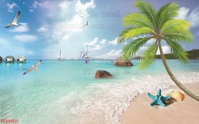 File tranh File in tranh tường 3D FT200935 (bản gốc) treo phòng ăn