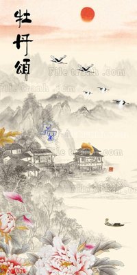 File gốc File in tranh tường 3D FT201035 (in tráng gương) ốp tường
