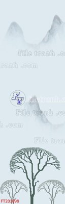 File gốc File in tranh tường 3D FT201098 (chuẩn màu) cho in offset