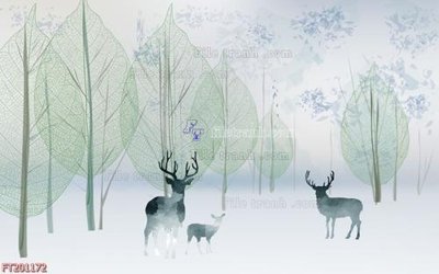 File tranh File in tranh tường 3D FT201172 (gốc) chủ đề tĩnh vật