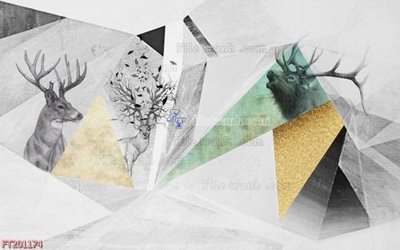 Ảnh gốc File in tranh tường 3D FT201174 (độ nét cao) in tráng gương