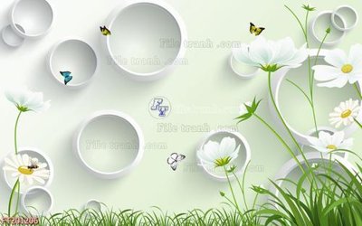 File gốc File in tranh tường 3D FT201206 (chủ đề hiện đại) trang trí