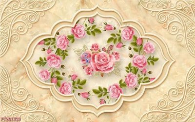 File gốc File in tranh tường 3D FT201239 (phong cách) châu Âu