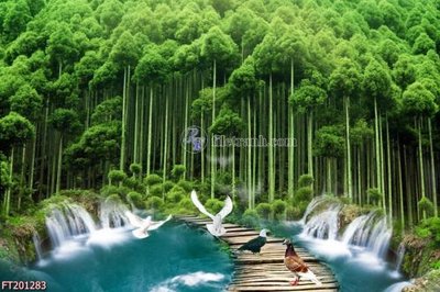 File tranh gốc File in tranh tường 3D FT201283 (bản đẹp) độc quyền