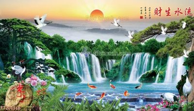 File gốc File in tranh tường 3D FT201318 (ảnh chi tiết) để in ấn