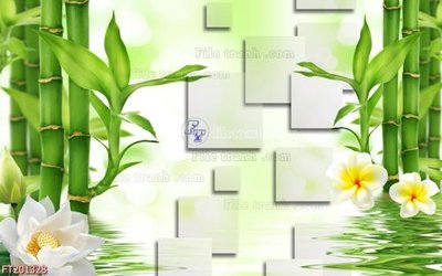 File tranh File in tranh tường 3D FT201328 (bản gốc) in canvas