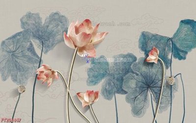 Ảnh gốc File in tranh tường 3D FT201447 (độ nét cao) in tráng gương