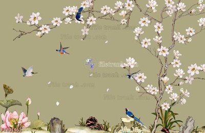 Tải file File in tranh tường 3D FT201461 (gốc) làm tranh trang trí