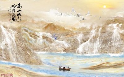 File gốc in ấn File in tranh tường 3D FT201490 chuẩn màu CMYK