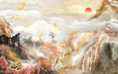 File gốc File in tranh tường 3D FT201504 (phiên bản chuẩn) để in ấn